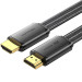 Vention Кабель мультимедійний HDMI to HDMI 2.0m V2.1 8K 60Hz flat Vention (ALKBH)