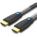 Vention Кабель мультимедійний HDMI to HDMI 8.0m V2.0 Engineering 4K 60Hz 18Gbps HD 7.1 PVC Black Vention (AAMBK)