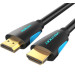 Vention Кабель мультимедійний HDMI to HDMI 15.0m V2.0 4K 30Hz PVC Vention (VAA-M02-B1500)
