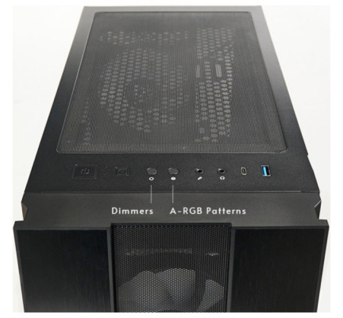 Chieftec Корпус Chieftec Gaming Hunter 2 Tempered Glass (GS-02B-OP)