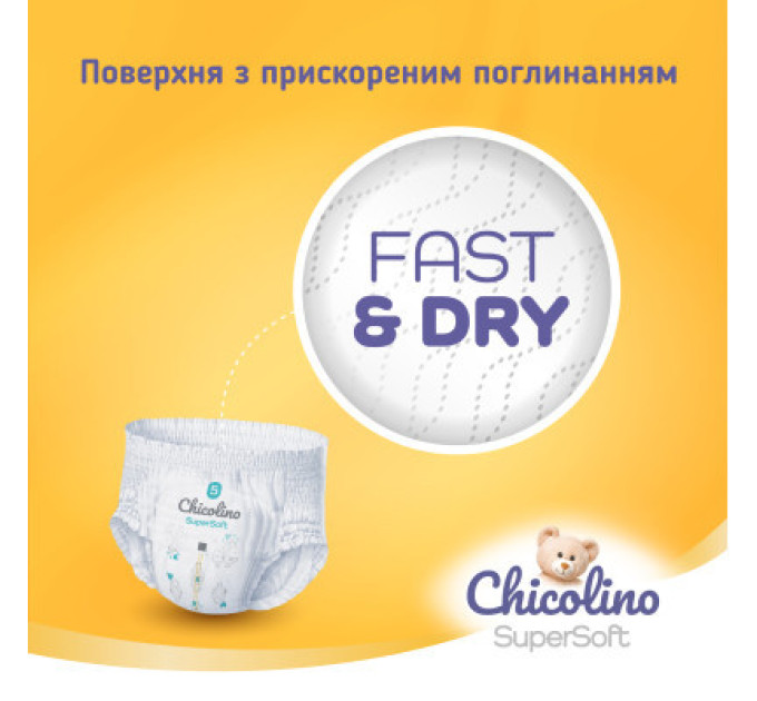 Chicolino Підгузки Chicolino Super Soft Розмір 4 (7-14кг) 36 шт (4823098414445)