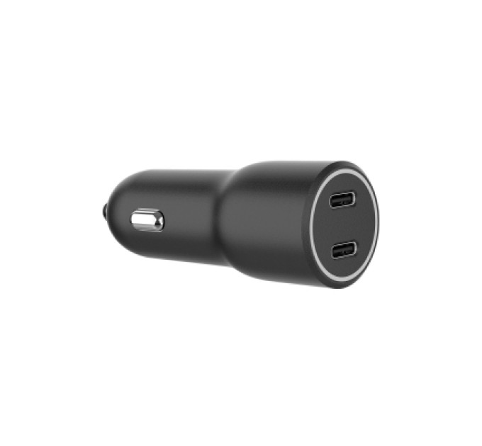 Gembird Зарядний пристрій Gembird 2xUSB-C (PD 20W) black (TA-UC-C2PD40-CAR-01)