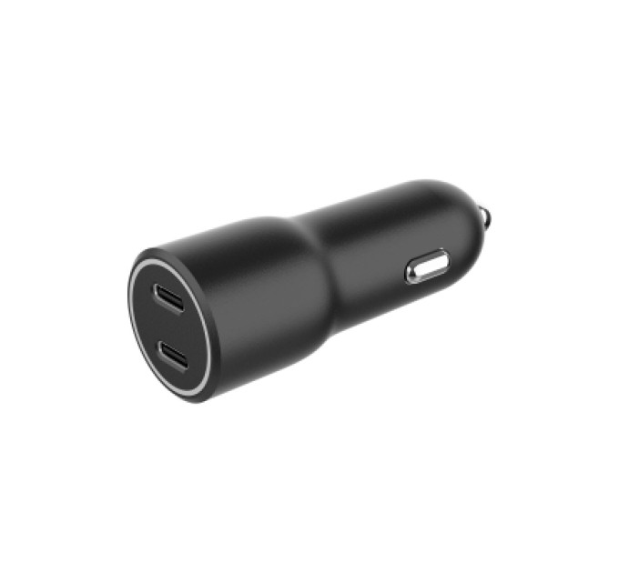 Gembird Зарядний пристрій Gembird 2xUSB-C (PD 20W) black (TA-UC-C2PD40-CAR-01)