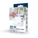Gembird Зарядний пристрій Gembird 1хUSB-A (QC3.0 18W) + 1xType-C (PD 65W) white (TA-UC-PDQC65L-W-01)