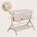 Lionelo Ліжечко Lionelo приставна LEONIE PLUS BEIGE SAND (LO-LEONIE PLUS BEIGE SAND)