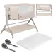 Lionelo Ліжечко Lionelo приставна LEONIE PLUS BEIGE SAND (LO-LEONIE PLUS BEIGE SAND)