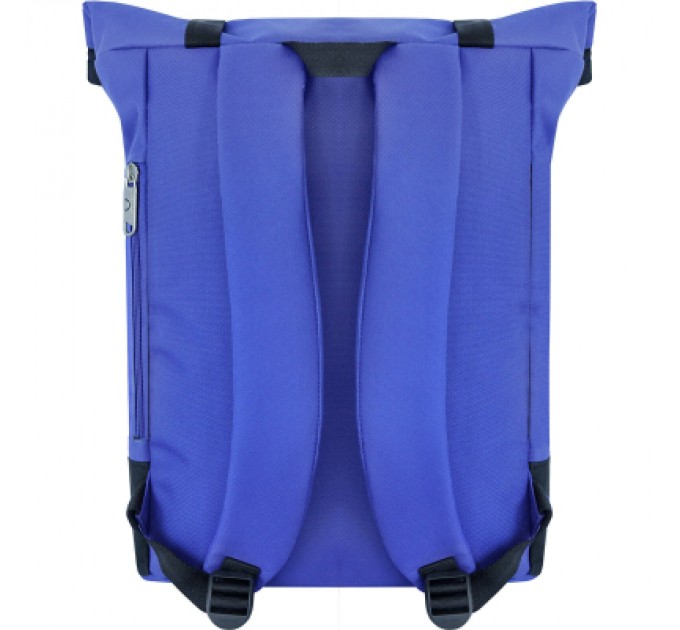 Bagland Рюкзак для ноутбука Bagland 15" Holder 25L, roll top, 0051666, blue/black (1065919121)