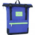 Bagland Рюкзак для ноутбука Bagland 15" Holder 25L, roll top, 0051666, blue/black (1065919121)