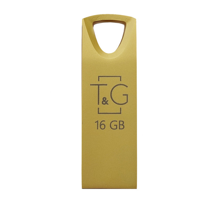 T&G Флеш-накопитель USB 16GB T&G 117 Metal Series Gold (TG117GD-16G)