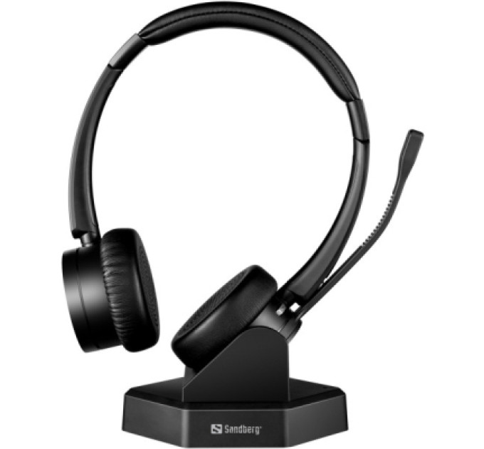 Sandberg Навушники Sandberg Wireless Office Headset Pro+ Bluetooth Black (126-18)