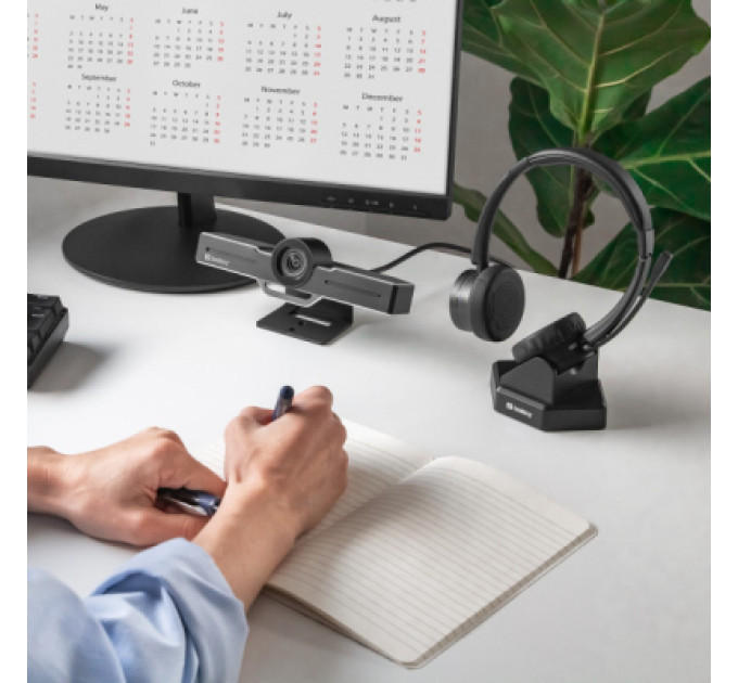Sandberg Навушники Sandberg Wireless Office Headset Pro+ Bluetooth Black (126-18)