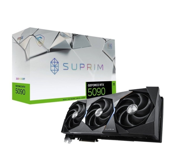 Відеокарта GF RTX 5090 32GB GDDR7 Suprim SOC MSI (GeForce RTX 5090 32G SUPRIM SOC)