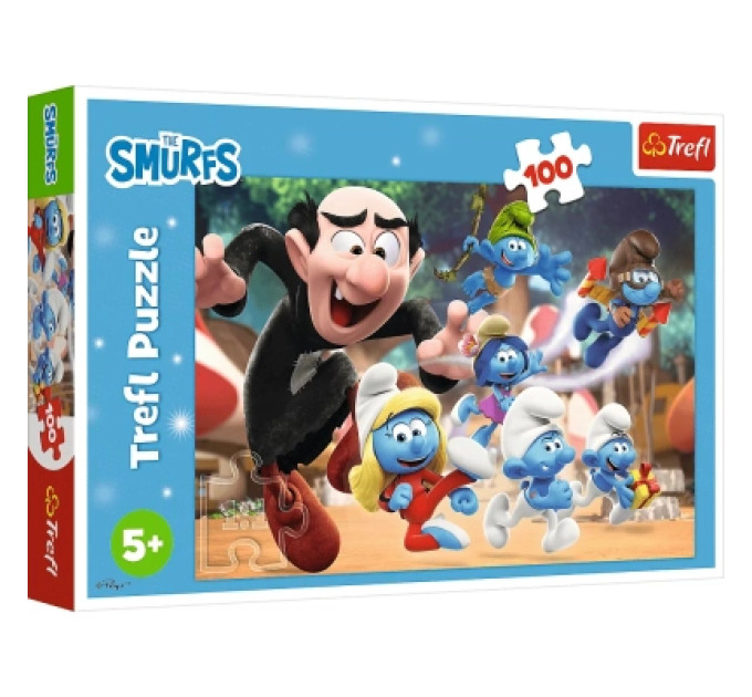 Trefl Пазл Trefl The Smurfs Уроки тата Смурфа 100 елементів (5900511164817)