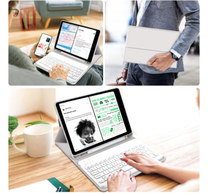 BeCover Чохол до планшета BeCover with keyboard Apple iPad Pro 11" M4 2024 Gray (712999)