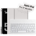 BeCover Чохол до планшета BeCover with keyboard Apple iPad Pro 11" M4 2024 Gray (712999)