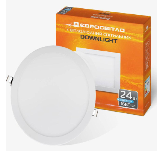 Євросвітло Світильник точковий Євросвітло LED-R-300-24 4200К