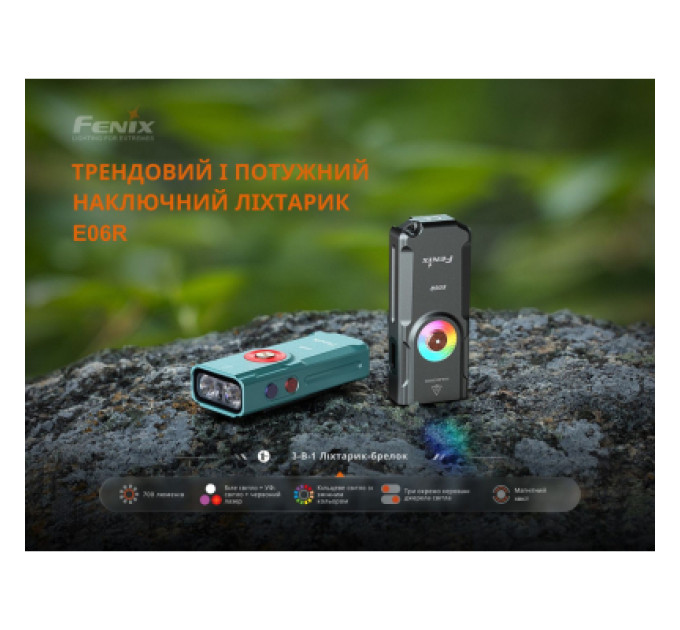 Fenix Ліхтар Fenix E06R сірий (E06RGray)