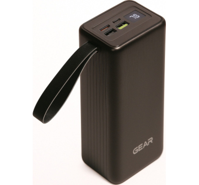 GEAR Батарея універсальна GEAR 50000mAh, PD/22.5W, black (SP05)