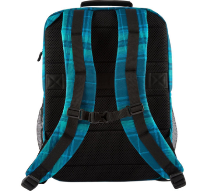 HP Рюкзак для ноутбука HP 16.1" Campus Tartan Plaid Blue (7J594AA)