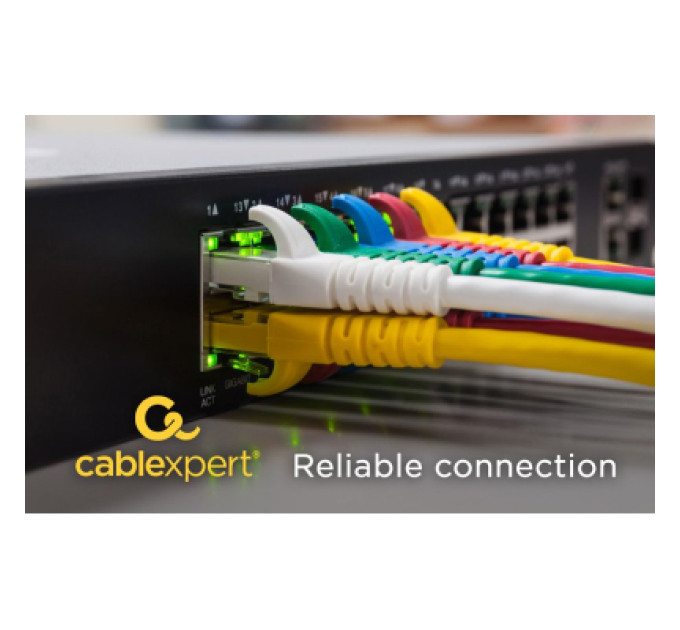 Cablexpert Патч-корд Cablexpert 1.5м S/FTP Cat 6A CU LSZH white (PP6A-LSZHCU-W-1.5M)