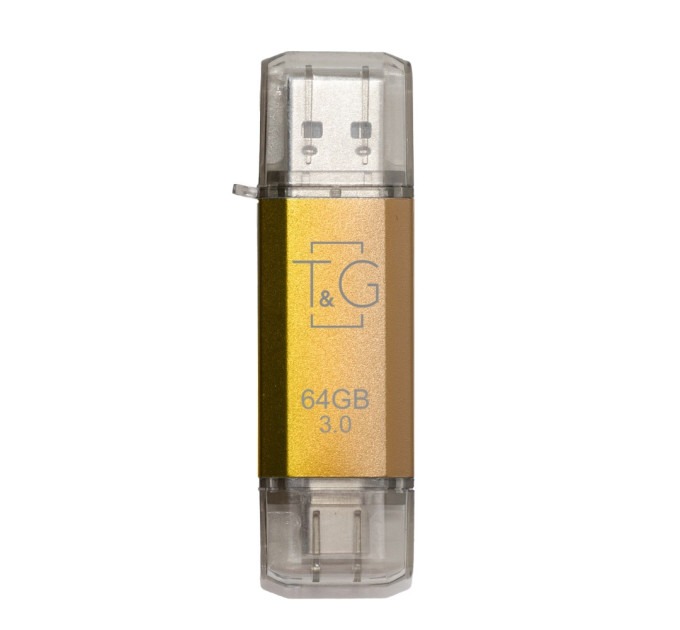 T&G Флеш-накопичувач USB 3.0 64GB Type-C T&G 009 Star Series Gold (TG009TC-64GGD3)