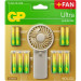 Gp Батарейка Gp AA * 12 + AAA * 12 Ultra Alcaline + fan (4891199233982)