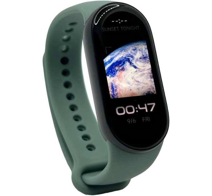 Силіконовий ремінець BeCover для Xiaomi Mi Smart Band 9 Pine-Green (711953)