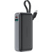Acefast Батарея універсальна Acefast 10000mAh 30W PD, USB-C witch cable, USB-A, Li-Pol, M7 Black (6974316283379)
