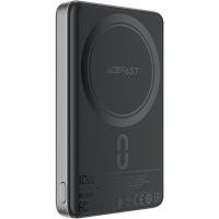 Батарея універсальна Acefast Magnetic Wireless 10000mAh 20W PD, QC/3.0, QI 15W, M12 Black (6974316283393)