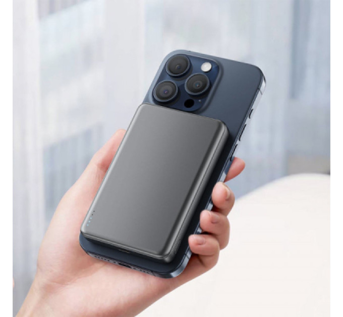 Acefast Батарея універсальна Acefast Magnetic Wireless 10000mAh 20W PD, QC/3.0, QI 15W, M12 Black (6974316283393)