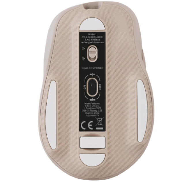 YENKEE Мишка YENKEE YMS 2080BG Slider Wireless Beige (45019321)