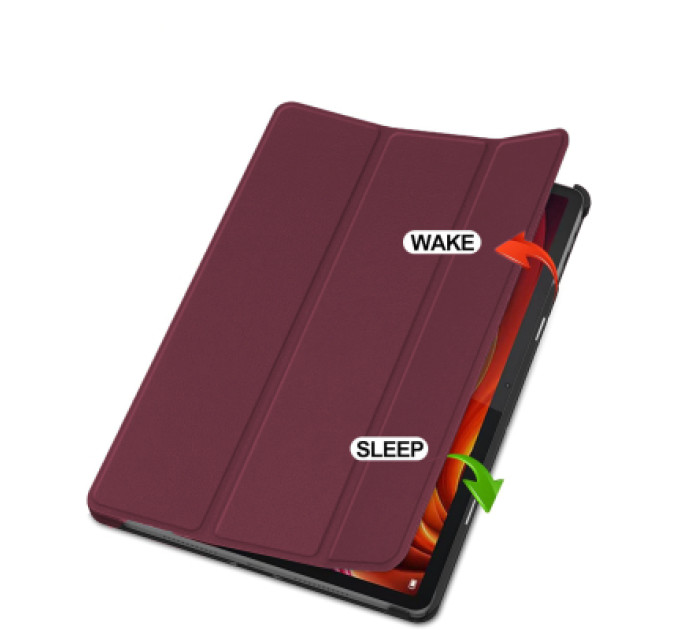 BeCover Чохол до планшета BeCover Smart Case Samsung Galaxy Tab A11 Plus SM-X236B 11.0" Red Wine (714002)