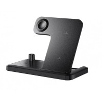 Зарядний пристрій Essager 4-in-1 wireless charger 15W foldable desktop black (EWXZM-JC01-Z)