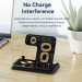 Essager Зарядний пристрій Essager 4-in-1 wireless charger 15W foldable desktop black (EWXZM-JC01-Z)