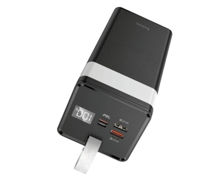 HOCO Батарея універсальна HOCO 50000mAh Powermaster PD/20W, QC/22.5W, Lamp, Black (J86A / 714738)