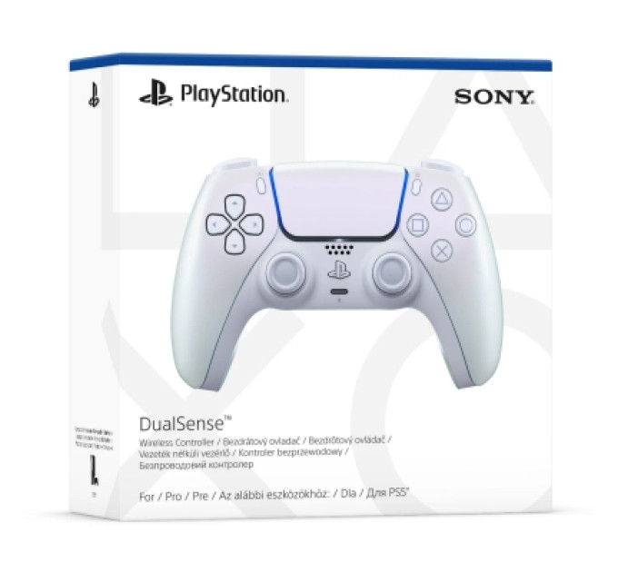 Sony Playstation Геймпад Sony Playstation DualSense Bluetooth PS5 Chrome Pearl (1000050600)