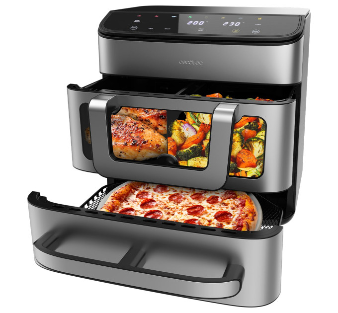 Cecotec Мультипіч Cecotec Cecofry FoodCourt 18000 4Pizza+ (A90_EU01_120299)