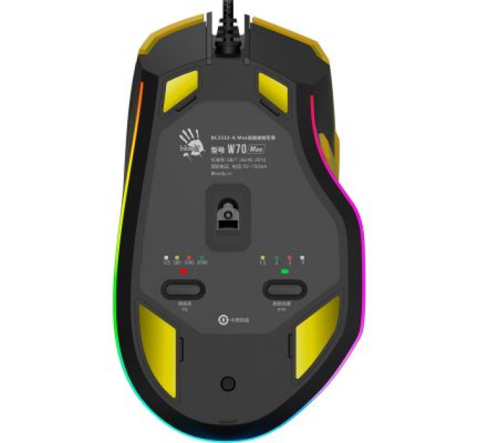 A4Tech Мишка A4Tech Bloody W70 Max Punk Yellow