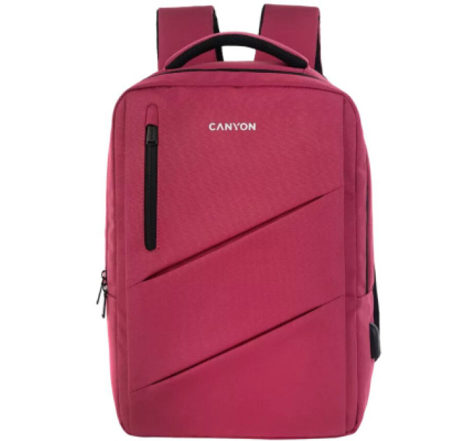 Canyon Рюкзак для ноутбука Canyon 15.6" BPE-5 Urban, USB, 12-18L, Red (CNS-BPE5BD1)