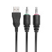 Marvo Навушники Marvo HG8932 LED Black/Red (HG8932)