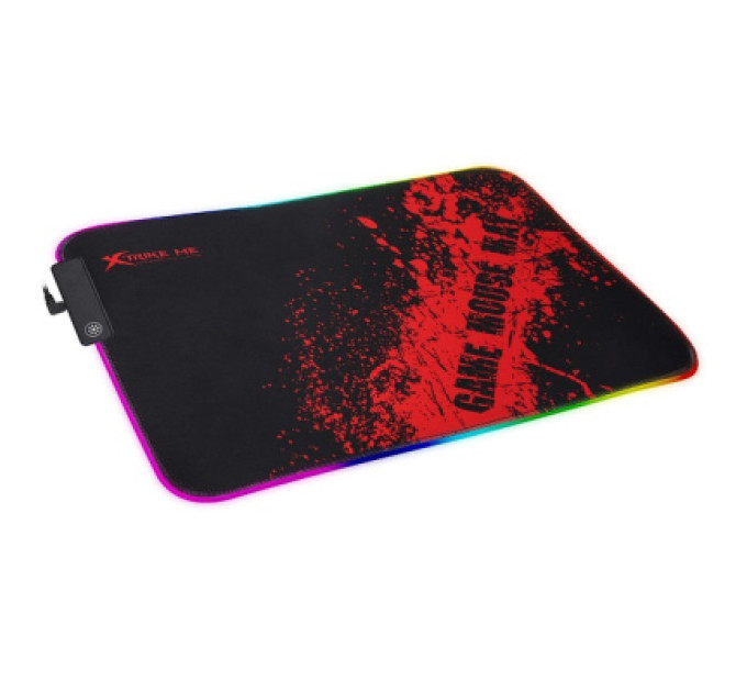 Xtrike ME Килимок для мишки Xtrike ME MP-602 RGB lighting Black/Red (MP-602)
