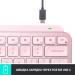 Logitech Клавіатура Logitech MX Keys Mini Wireless Illuminated UA Rose (920-010500)