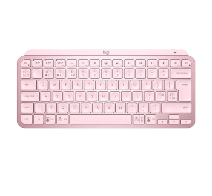 Logitech Клавіатура Logitech MX Keys Mini Wireless Illuminated UA Rose (920-010500)