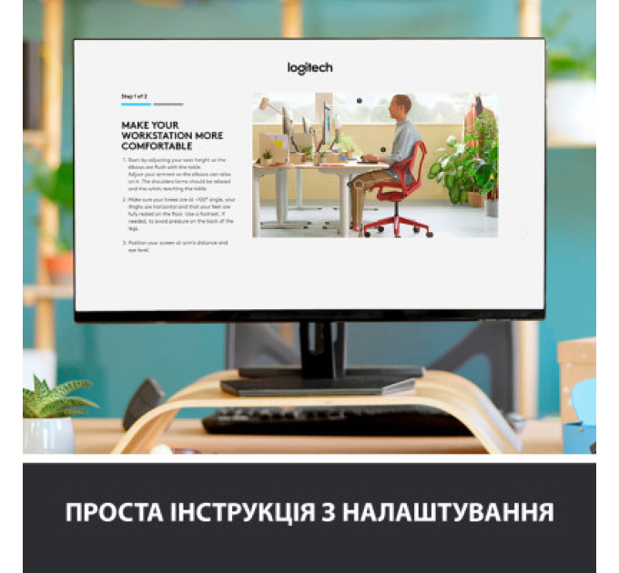 Logitech Клавіатура Logitech ERGO K860 for Business Bluetooth/Wireless UA Black (920-010352)