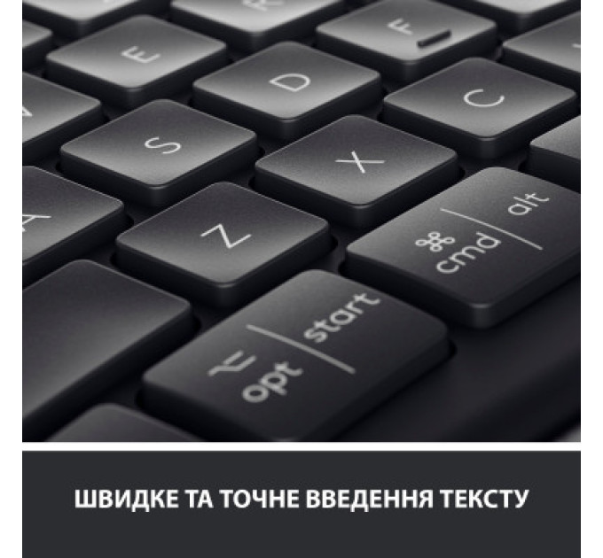 Logitech Клавіатура Logitech ERGO K860 for Business Bluetooth/Wireless UA Black (920-010352)