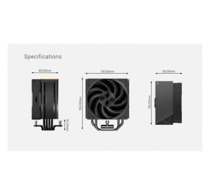 PcCooler Кулер до процесора PcCooler RZ400 V2 BK