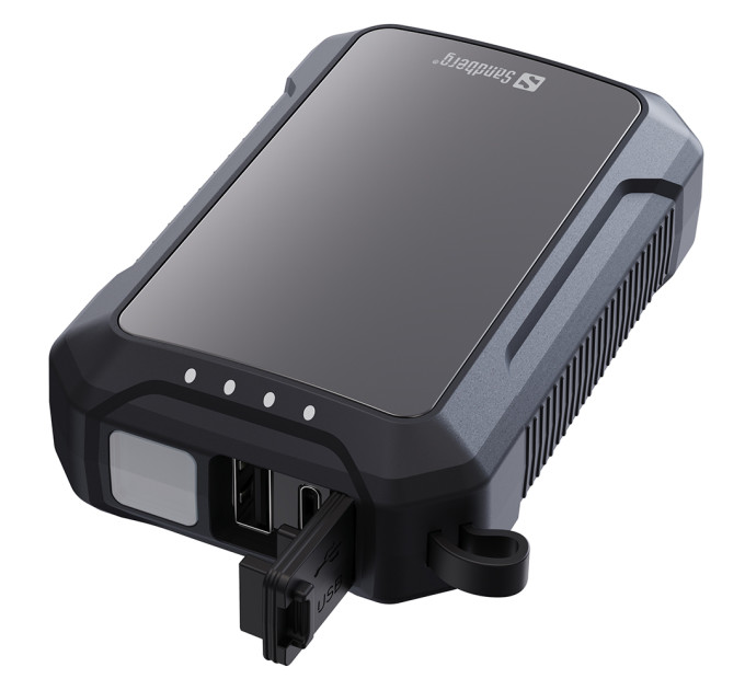Sandberg Батарея універсальна Sandberg 10000mAh, Hand Warmer, flashlight 1W, USB-C/USB-A 2A/5V (420-65)