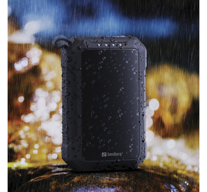 Sandberg Батарея універсальна Sandberg 10000mAh, Hand Warmer, flashlight 1W, USB-C/USB-A 2A/5V (420-65)
