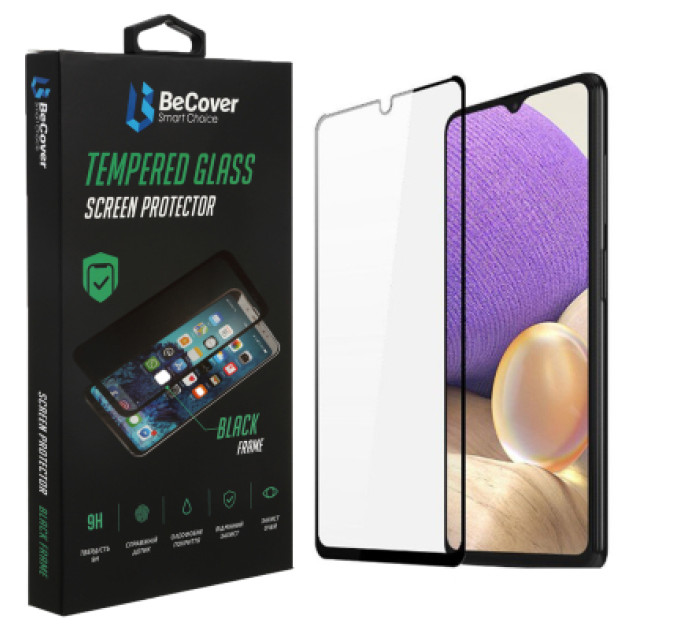 BeCover Скло захисне BeCover Samsung Galaxy A32 5G SM-A326 Black (708251)