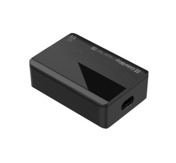ColorWay Зарядний пристрій ColorWay Power Delivery (2USB-A + 2USB TYPE-C) (65W) black (CW-CHS040PD-BK)